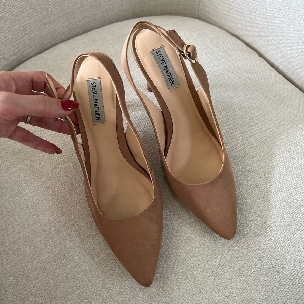 Steve Madden Tan Heels